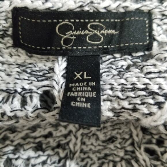 JESSICA Simpson open weave sweater XL - Picture 7 of 10